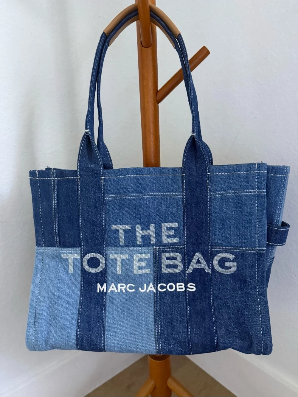 Marc Jacobs Patchwork Denim Tote Bag in Blue - Picture 1 of 10